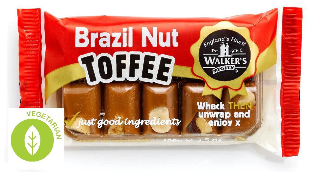 WALKERS BRAZIL NUT TOFFEE