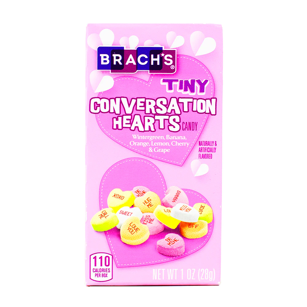Brach's Tiny Conversation Hearts Box – Sticky's Garrison Ice Cream