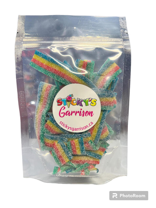 Large Rainbow Sour Power Belt