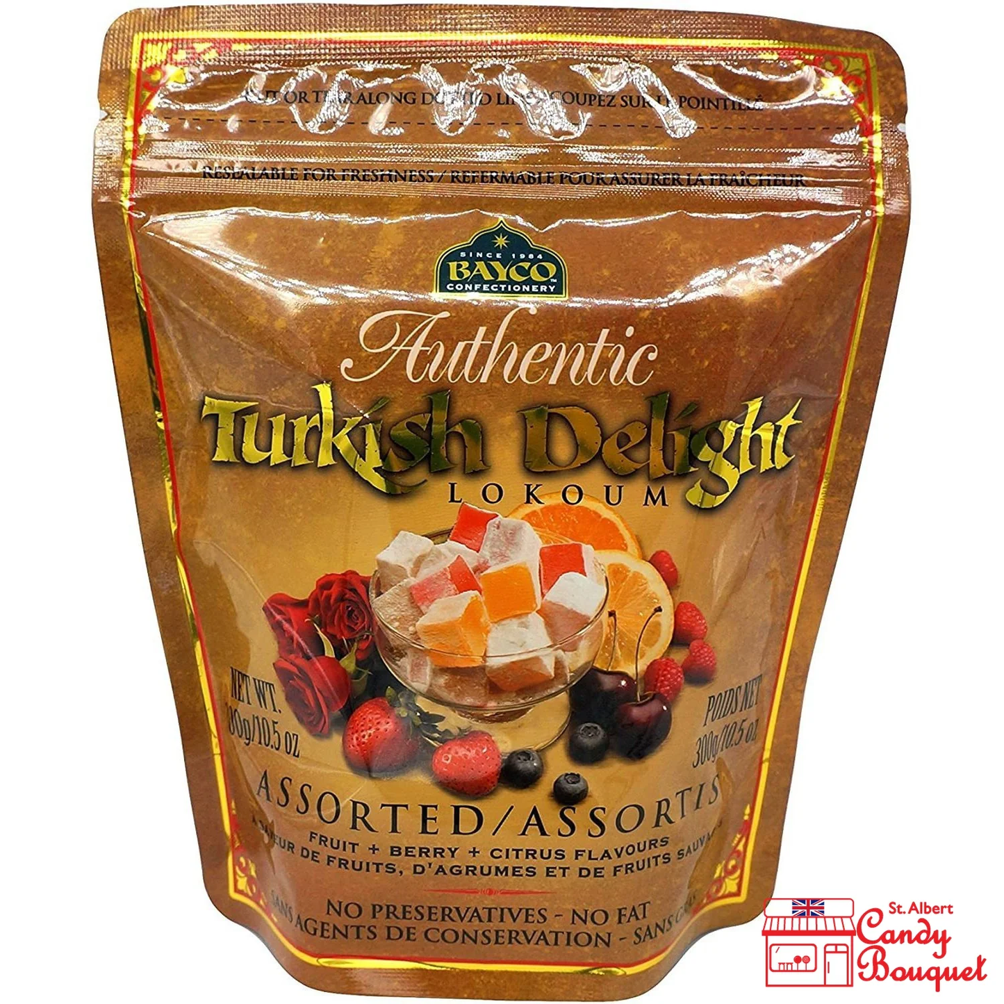 Bayco Turkish Delight Assorted Bag 250g