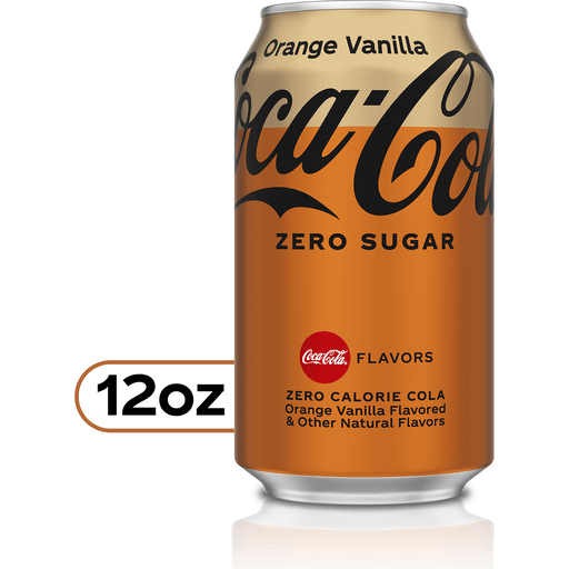 COKE ORANGE VANILLA ZERO CAN