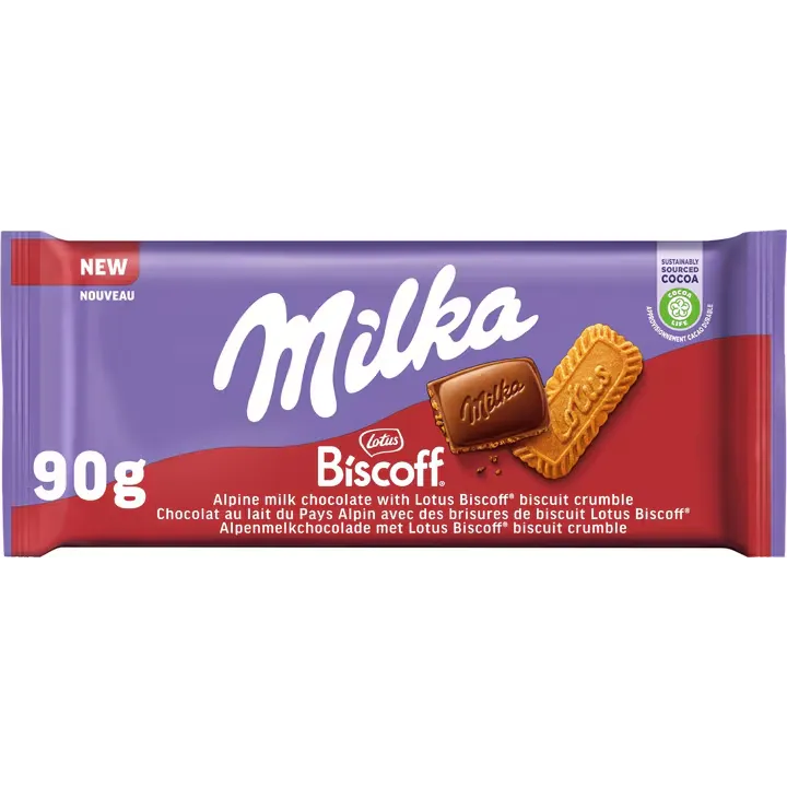 Milka Biscoff Milk Chocolate 100g