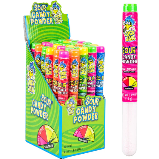 KoKo Lock Jaw Sour Sour Candy Powder Tube