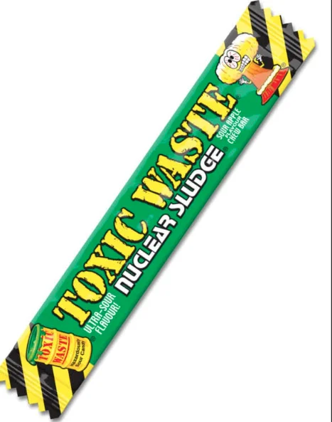 Toxic Waste Chewy Bar Sour Green Apple