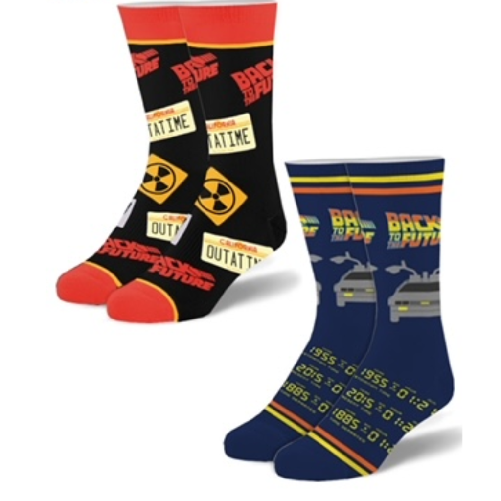 Back 2 The Future Socks 2 pack