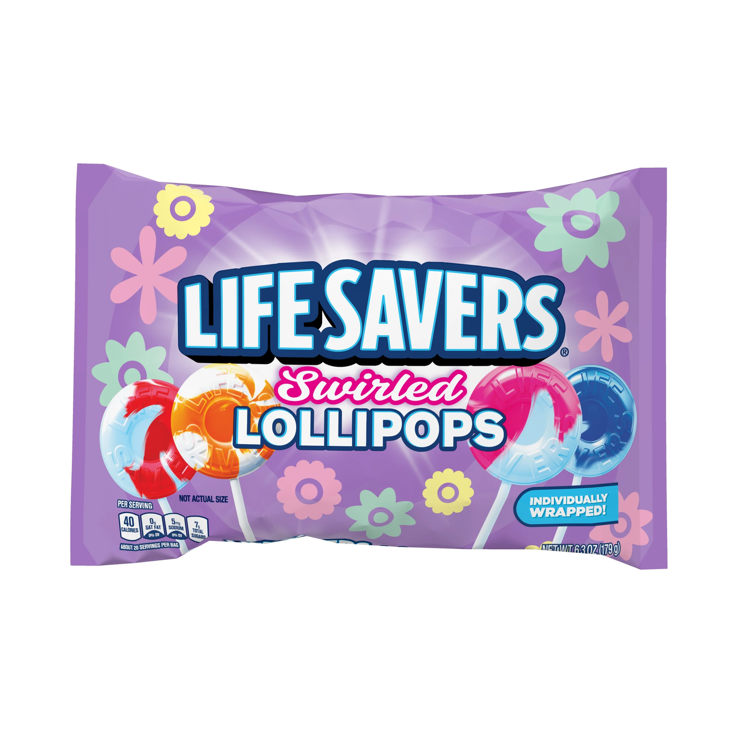 Lifesavers Swirl Pops 20pk Bag
