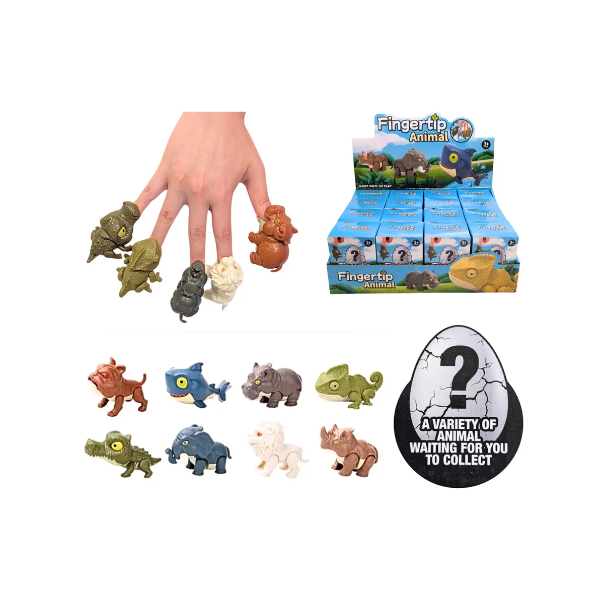 Finger Biting Animal Mystery Box