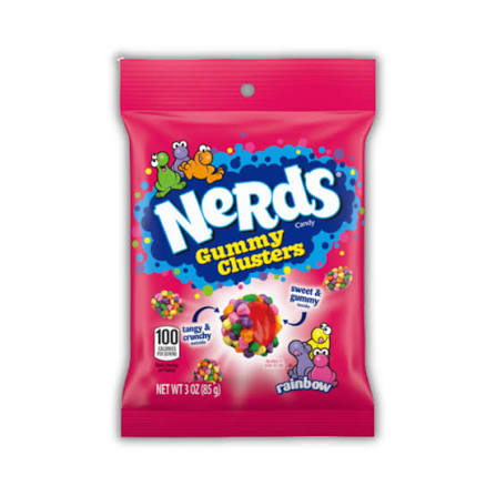 Nerds Gummy Clusters Rainbow 85g