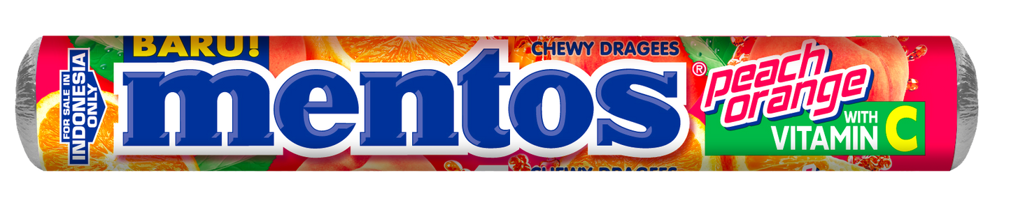 MENTOS Peach Orange