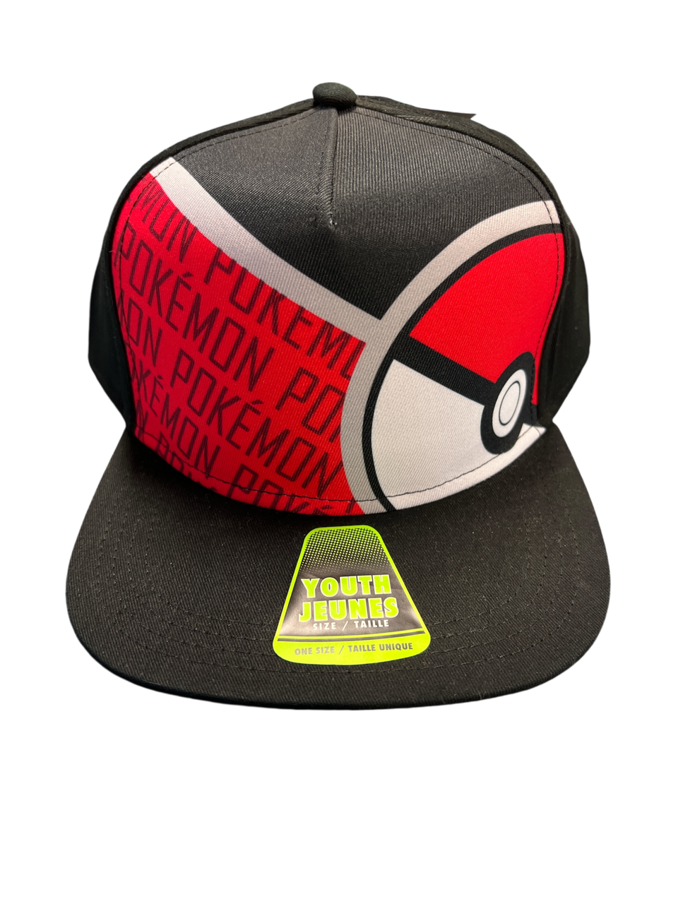 Hat Pokemon Ball Youth Snap Back