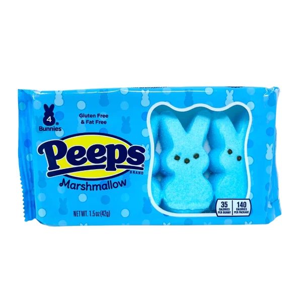 Peeps Bunnies Blue 4pk