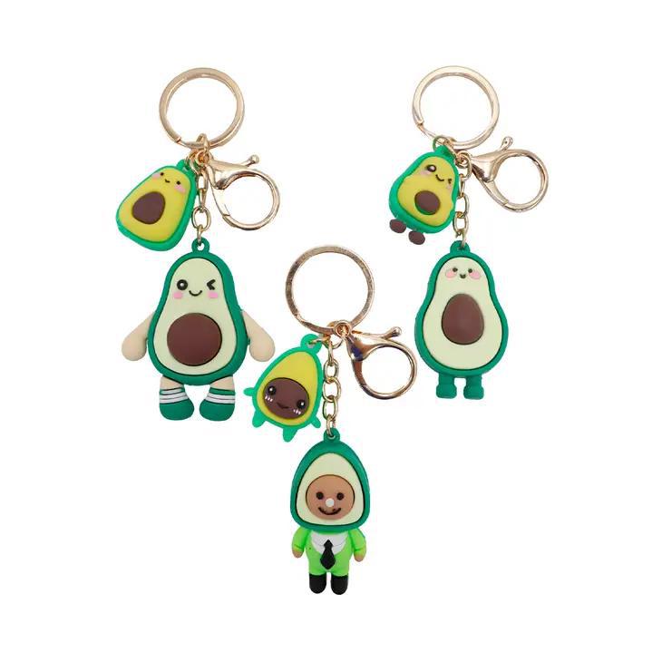 Keychain Avacado 3D Silicone