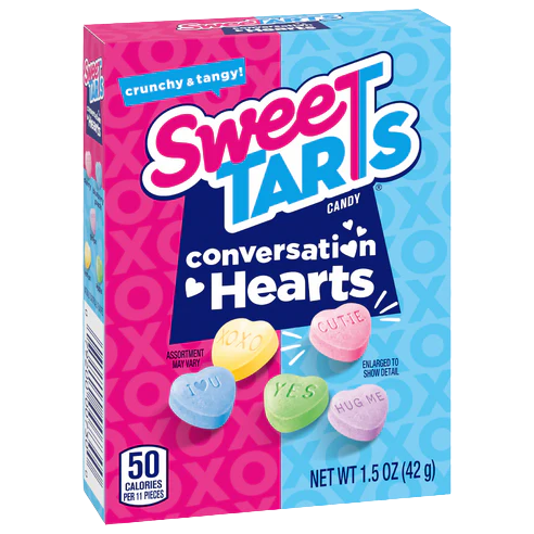 Sweetarts Conversation Hearts Box 42g
