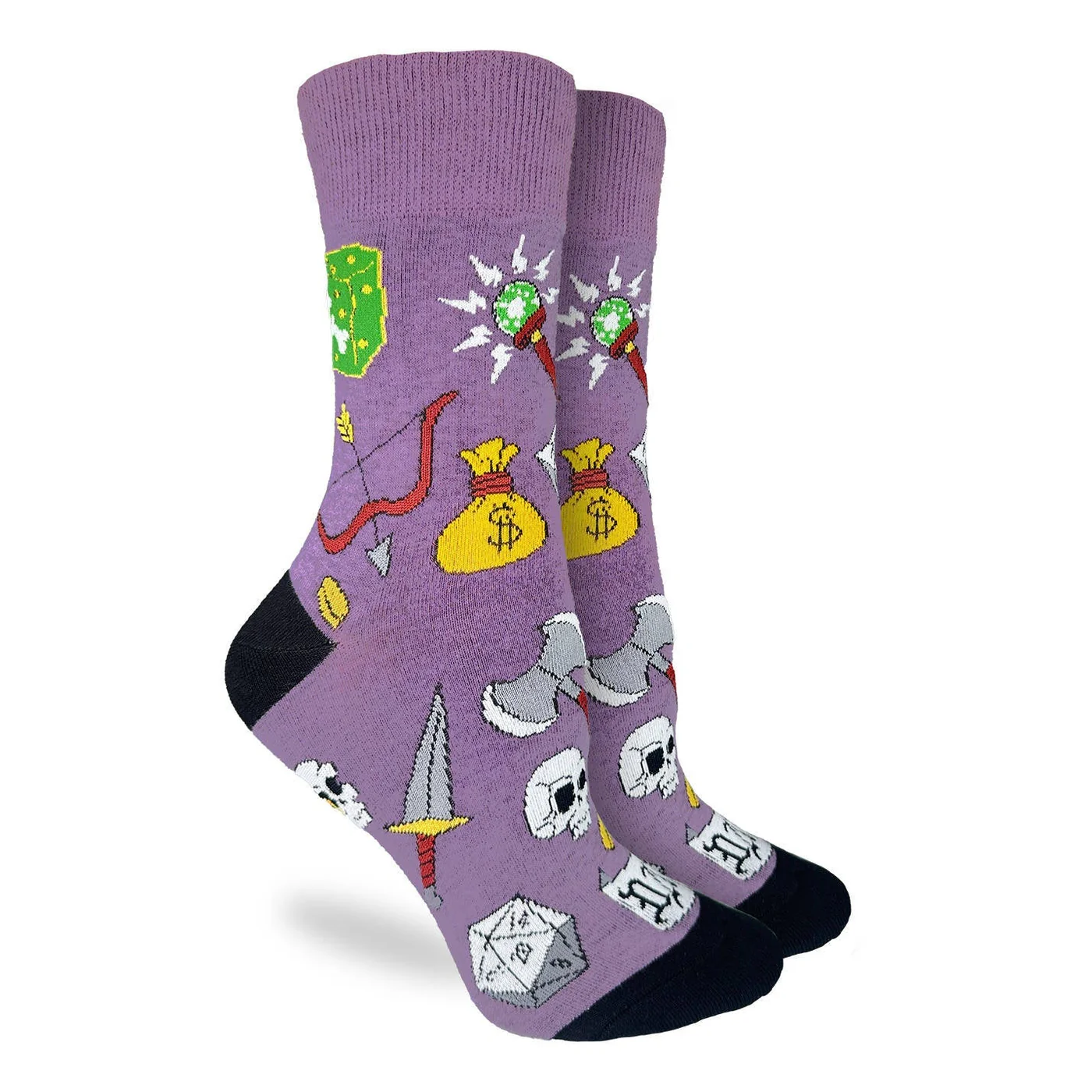 Good Luck Socks Crew 5-9 Master of Dragons & Quests
