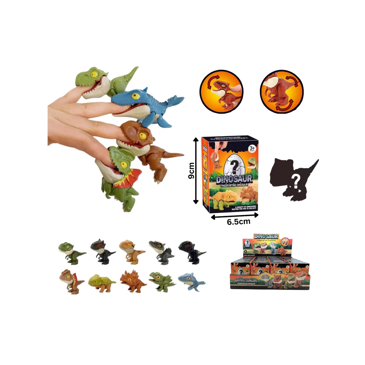 Finger Biting Dinosaur Mystery Box