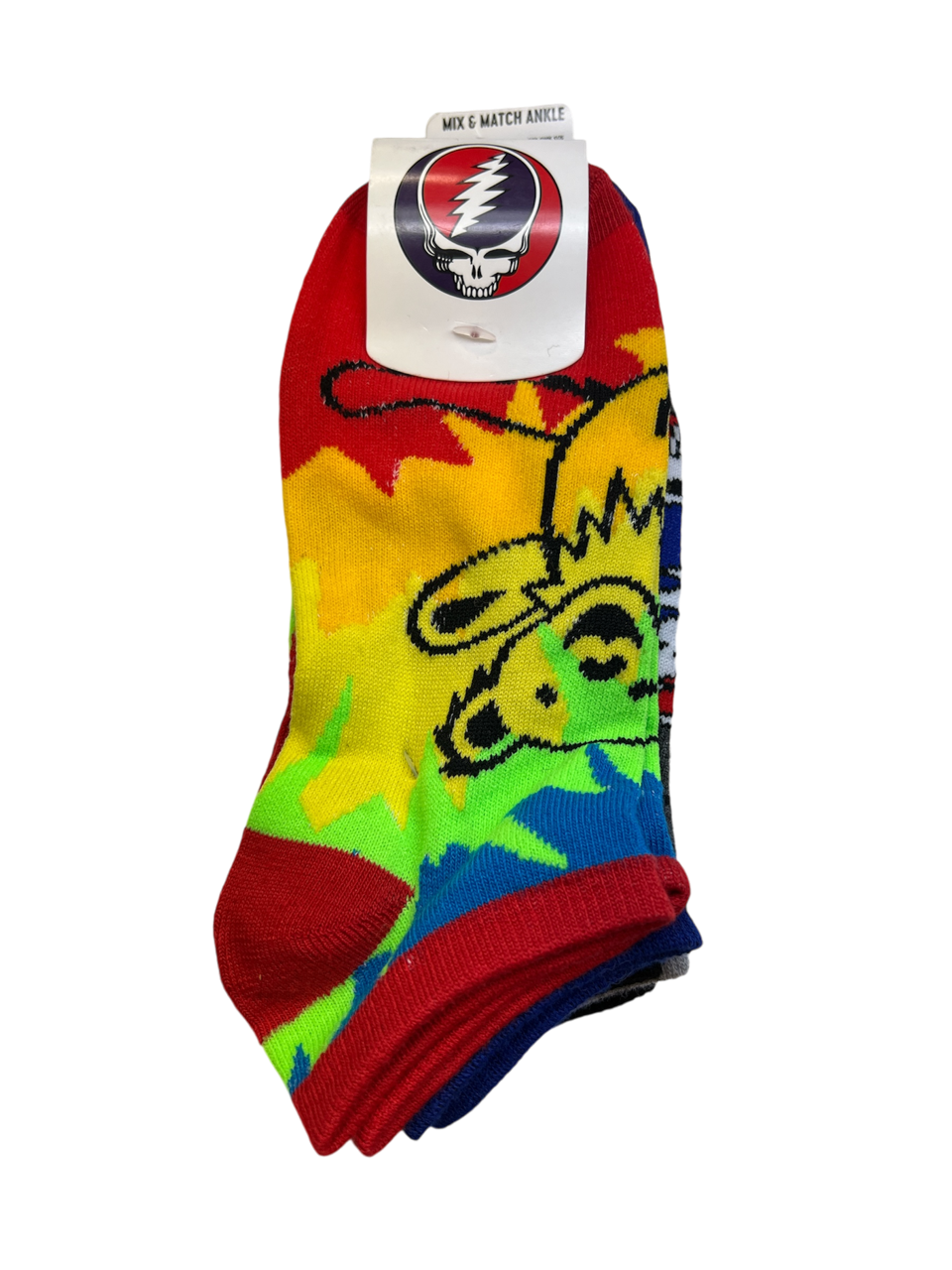 Socks Grateful Dead Ankle Size 5-10