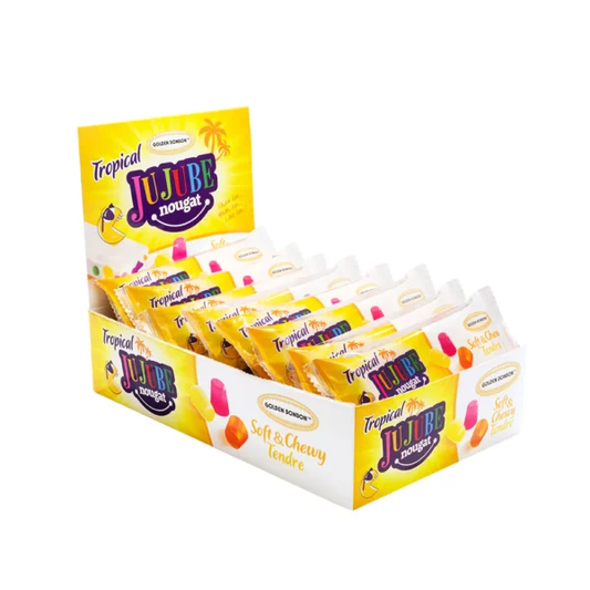 Golden Bonbon Tropical Jujube Nougat Bar 40g