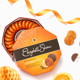 Elizabeth Milk Chocolate Orange Crisp 162g UK