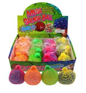 Squishy Neon Mesh Bead Ball