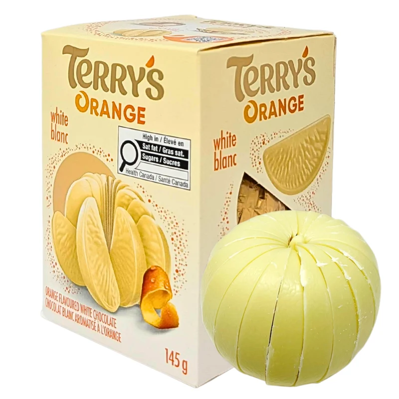 Terry's UK White Chocolate Chocolate Orange