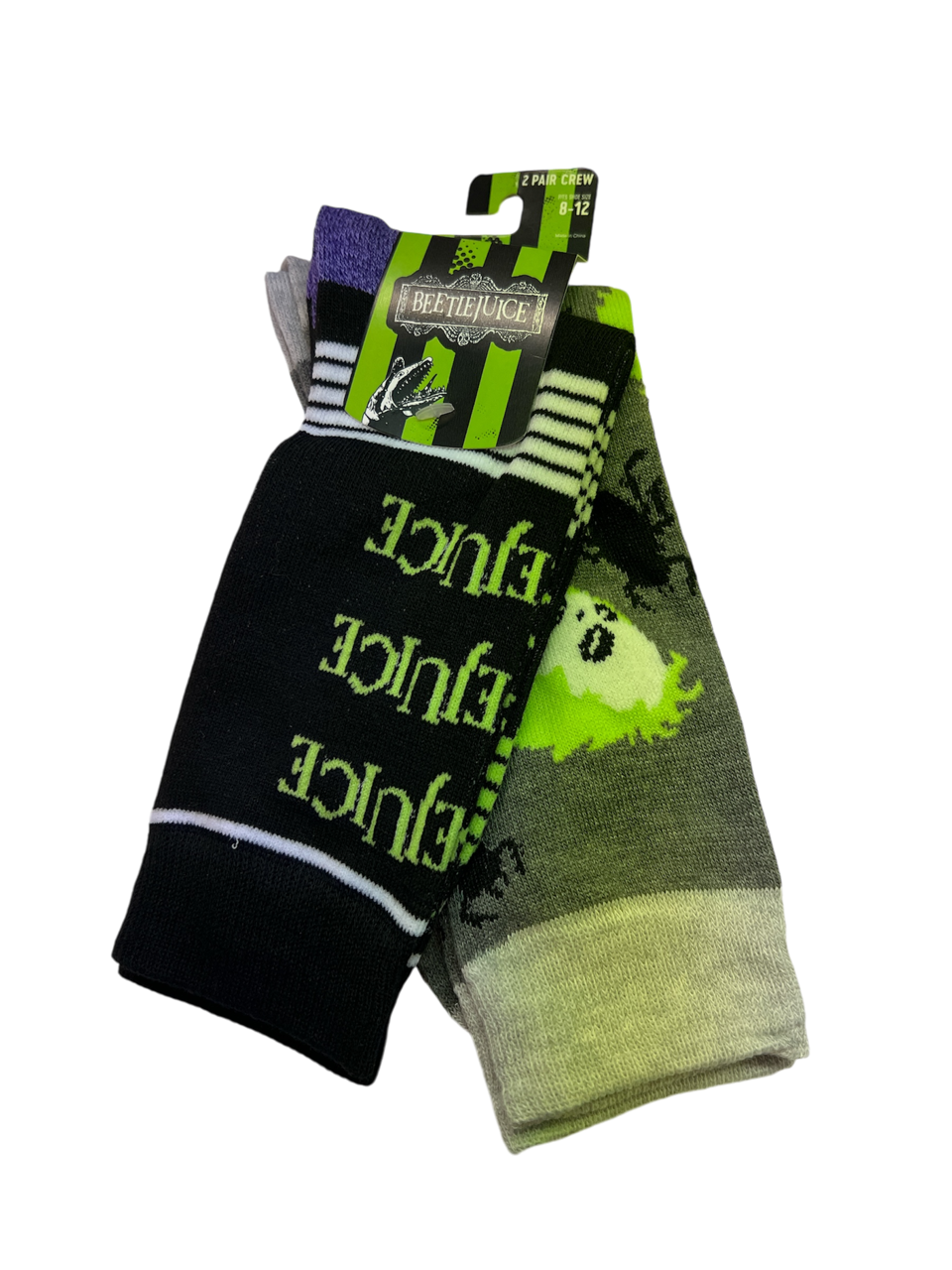 BEETLE JUICE 2 PAIR CREW PACK Size 8-12