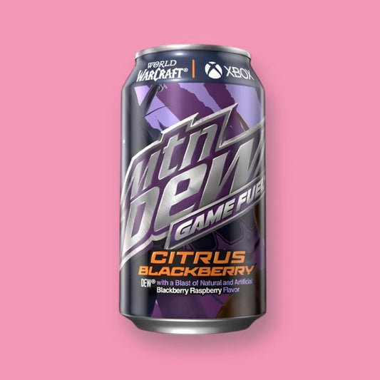 MOUNTAIN DEW GAME FUEL WARCRAFT CITRUS BLACKBERRY