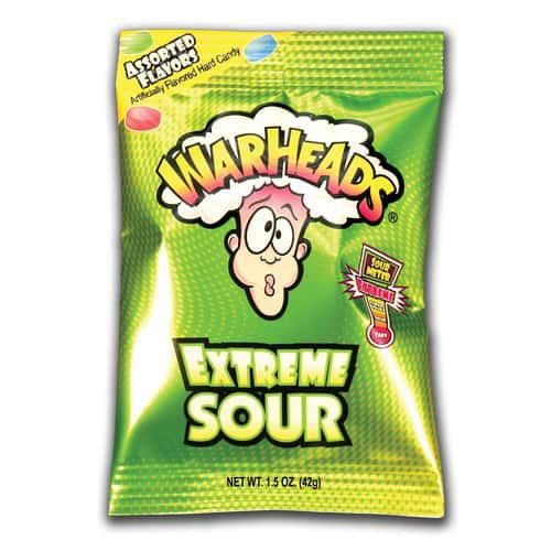 Warheads Extreme Sour Peg Bag