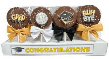 Graduation Milk Chocolate Pops