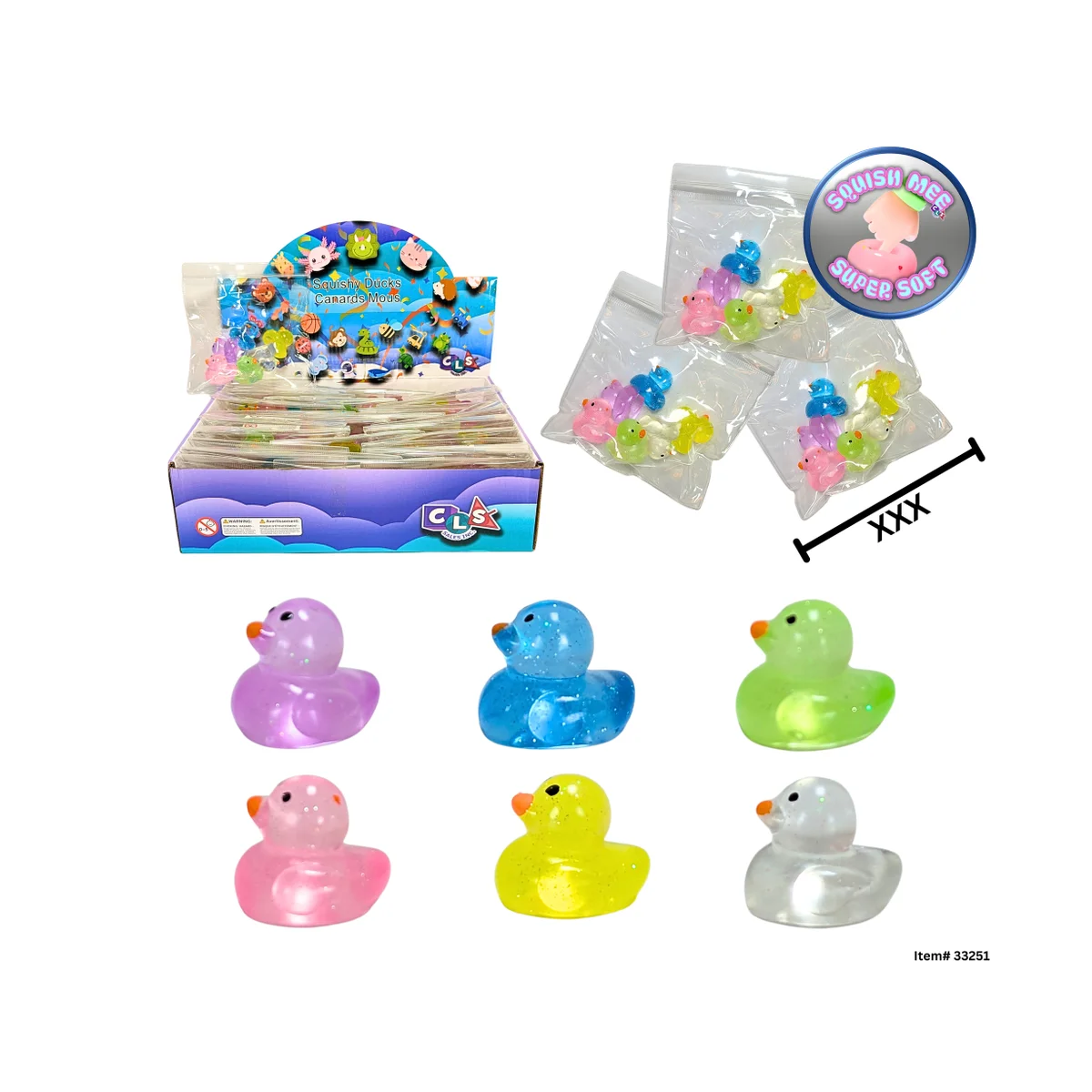 Squishy Ducks 6 pack