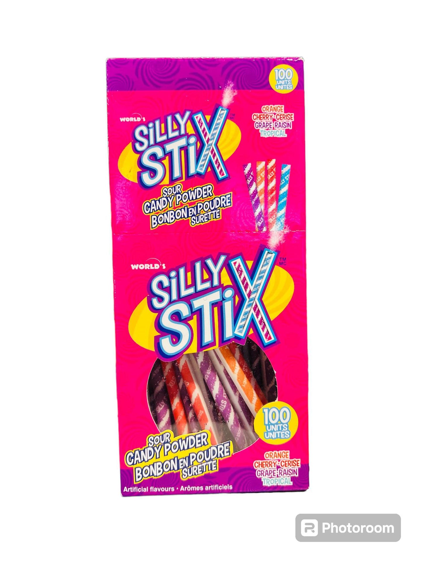 Silly Stix (Pixy Stix) Box of 100