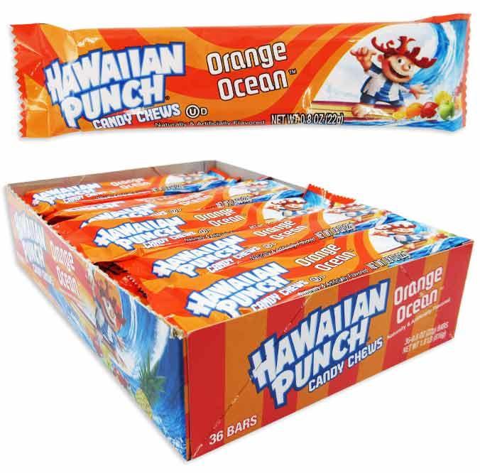Hawaiian Punch Chew Bar Ocean Orange