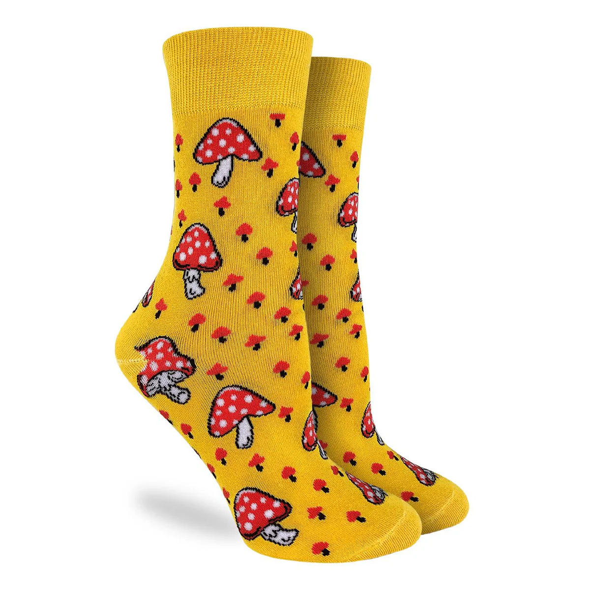 GLS Crew 5-9 Socks Amanita Mushrooms