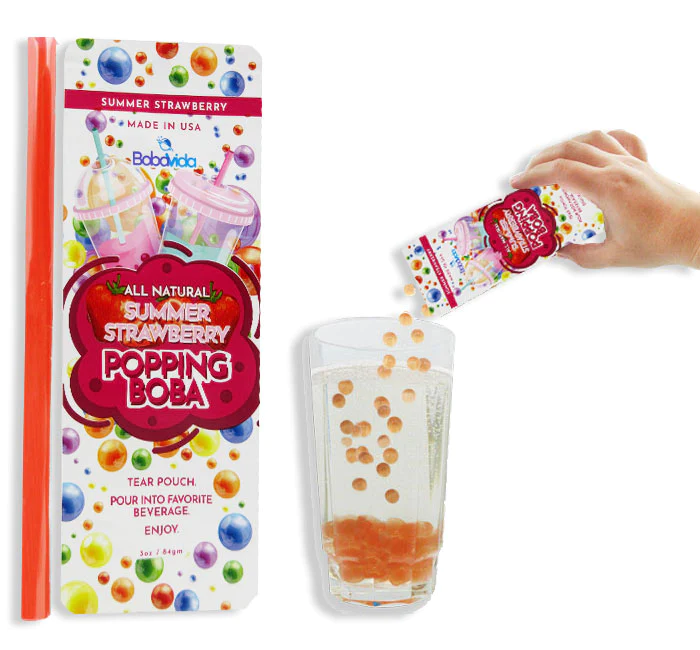 Bobavida Popping Boba Summer Strawberry 85g
