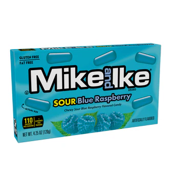 Mike & Ike Berry Sour Blue Raspberry Box