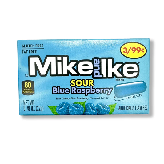 Mike & Ike Sour Blue Raspberry Small Box
