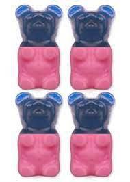 GGB Giant Bubblegum & Blue Raspberry Bear 4-pack