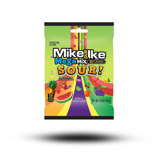 Mike & Ike Mega Mix Sour Peg Bag 142g