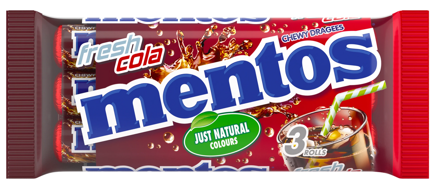 MENTOS Fresh Cola 3pk
