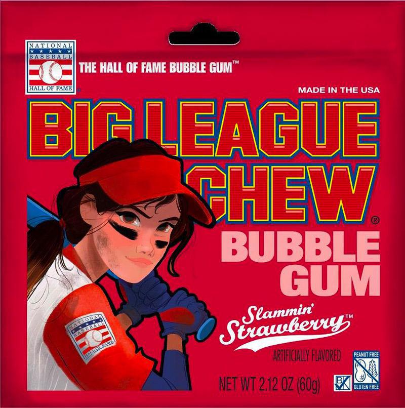 BIG LEAGUE CHEW Strawberry