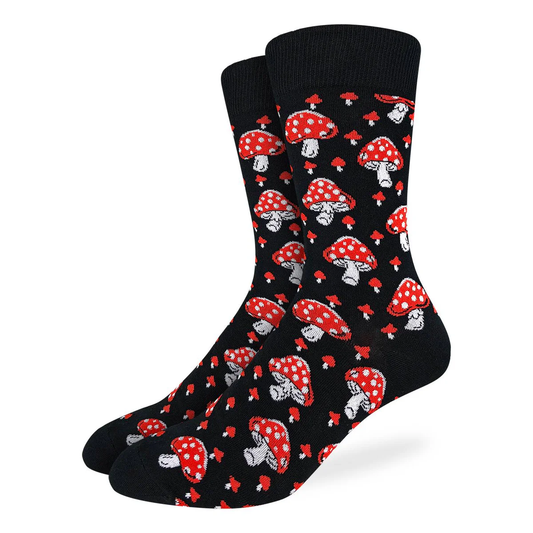 GLS Crew 7-12 Socks Amanita Mushrooms