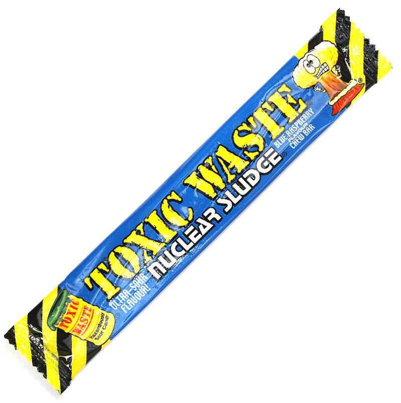 Toxic Waste Chewy Bar Sour Blue Raspberry