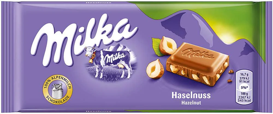 MILKA HAZELNUTS 90g