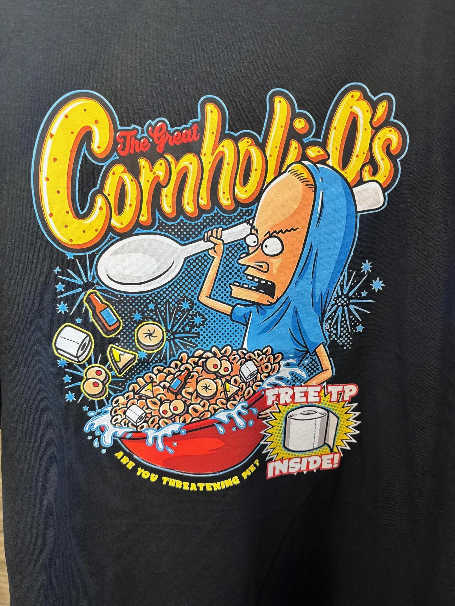 Cornholio Tshirt Black