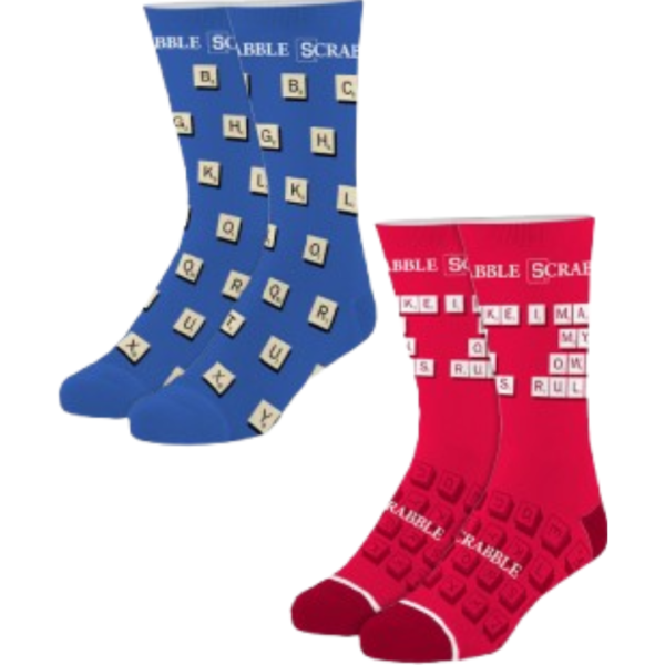 Scrabble Socks 2 pack