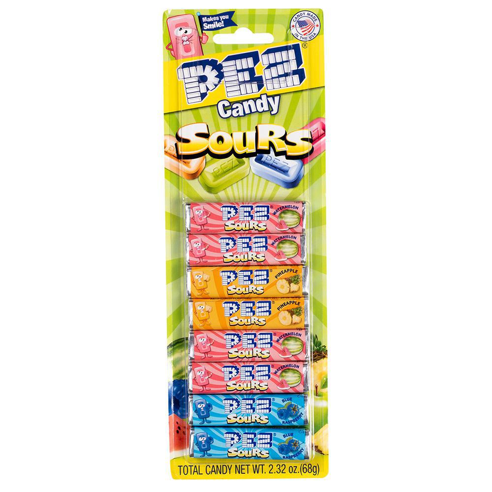 PEZ REFILL SOURS 8pk Blister