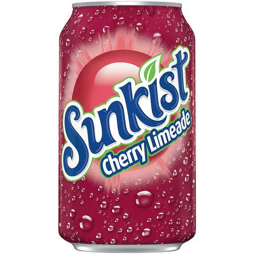 SUNKIST CHERRY LIMEADE CAN