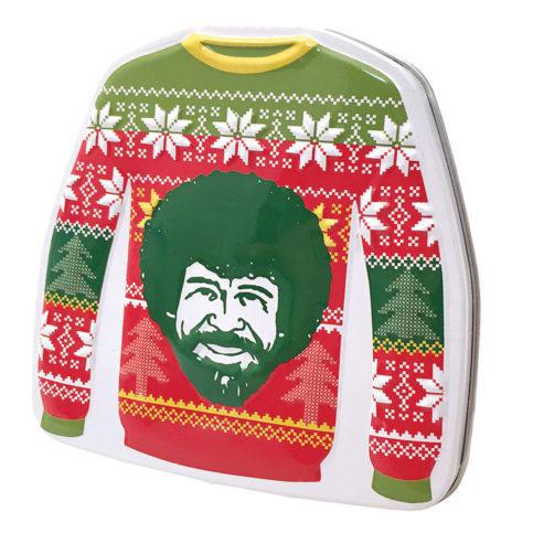 Boston America Bob Ross Christmas Mints Tin
