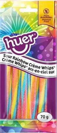 Rainbow Sour Whips Peg Bag
