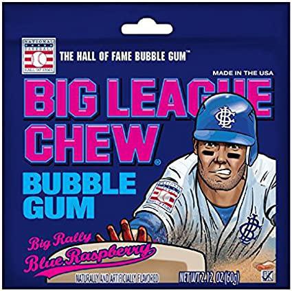 BIG LEAGUE CHEW Blue Raspberry