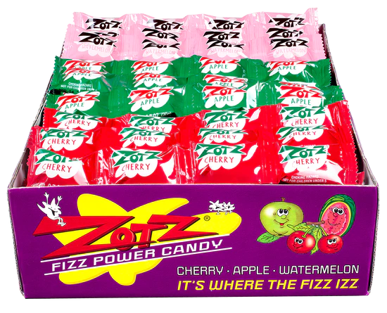 Zotz Fizz Strings Apple Cherry Watermelon